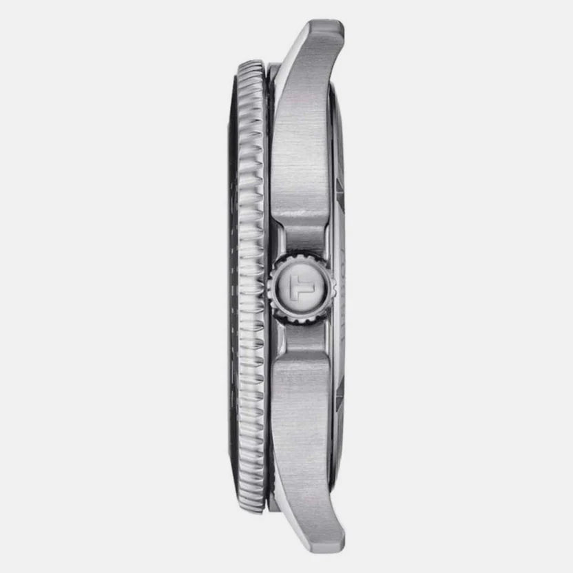 Tissot Seastar 1000 Men Quartz Black Dial Analog Stainless Steel Watch T1204101105100