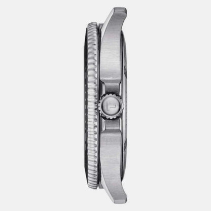 Tissot Seastar 1000 Men Quartz Black Dial Analog Stainless Steel Watch T1204101105100