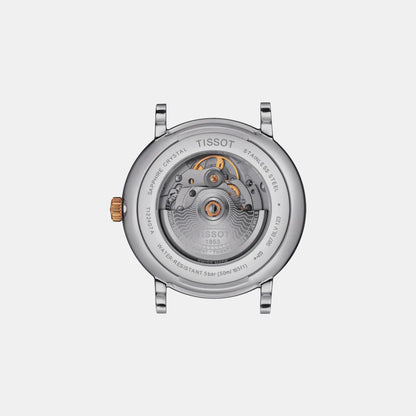 Tissot Carson Men Automatic Silver Dial Analog Stainless Steel Watch T1224072203101