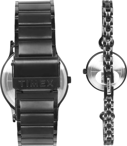 TIMEX Trendline Round 39mm Black Dial Analog Watch  - For Couple TW00PR264