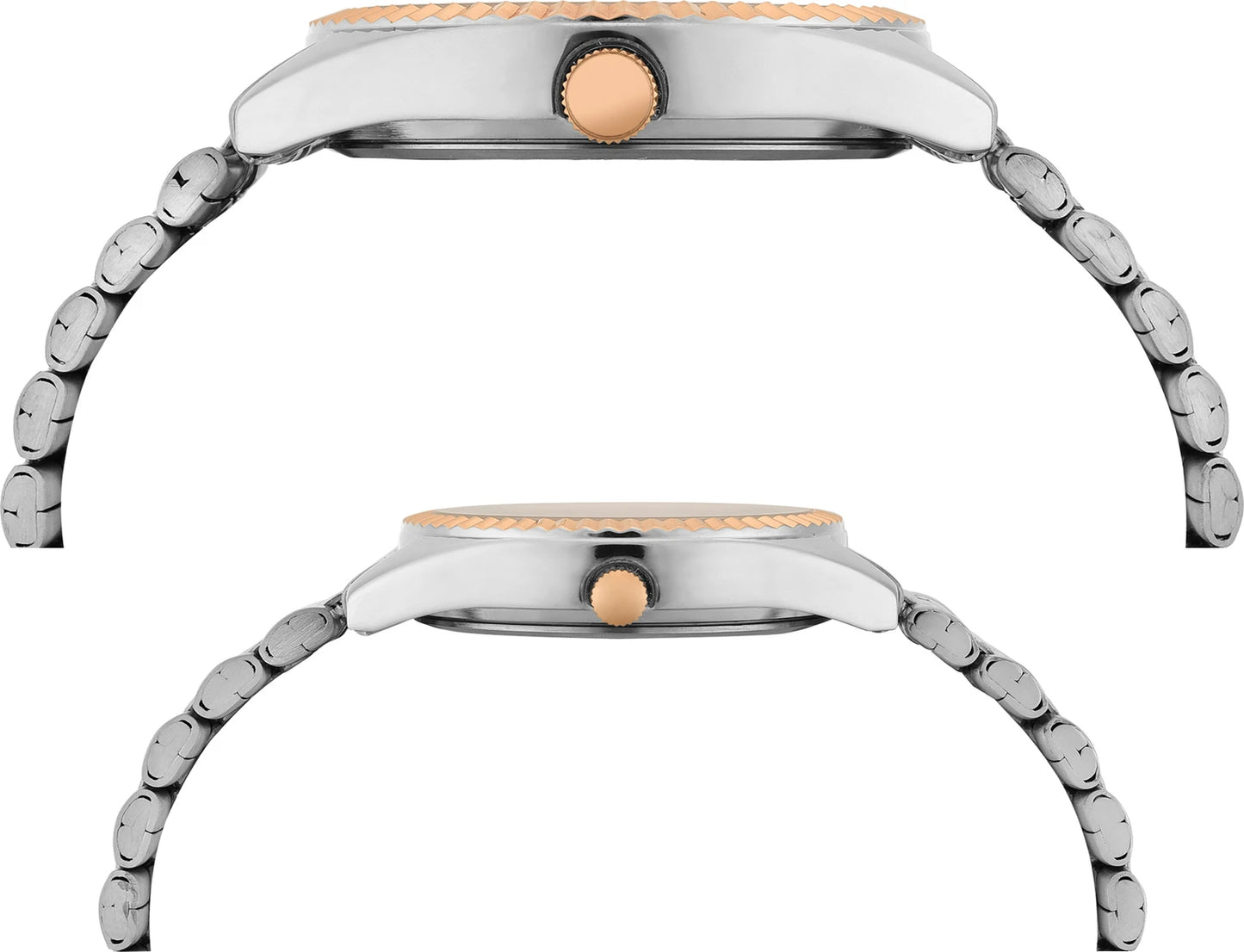 TIMEX Trendline Round 43mm Silver Dial Analog Watch  - For Couple TW00PR343