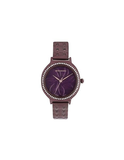 Giordano Analog Purple Dial Women's Watch GD-2039-11