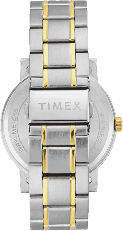 Timex Trendline Men Quartz Blue Dial Multi-Function Stainless Steel Watch TWEG34701