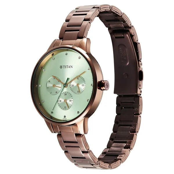 Titan Razzle Dazzle Quartz Analog Watch For Women - 2648qm03