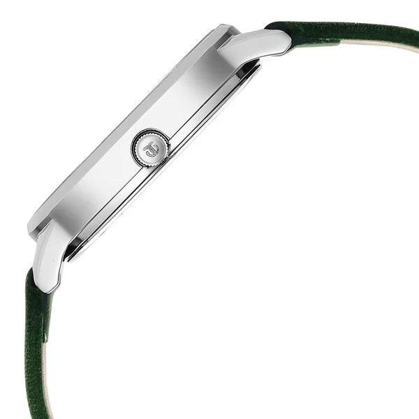 Titan Neo Quartz Analog Green Dial Leather Strap Watch For Women nu2648sl11
