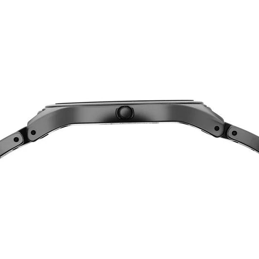 Titan Edge Ceramic Quartz Analog Black Dial Black Ceramic Strap Watch For Women nt2653nc01