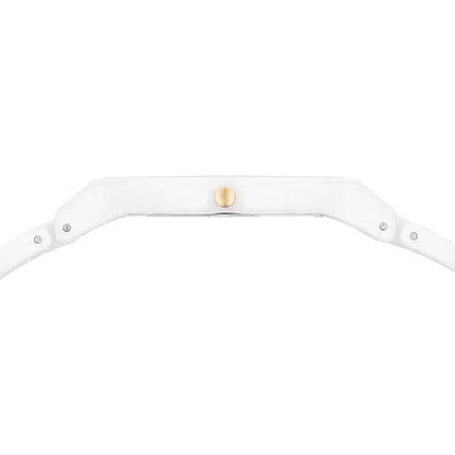 Titan Edge Ceramic Quartz in Arctic White Dial Watch for Women NU2653QC04
