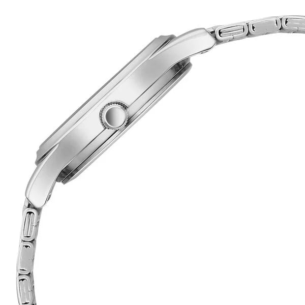 Titan Karishma Quartz Analog Black Dial Silver Stainless Steel Strap Watch For Women nu2679sm02