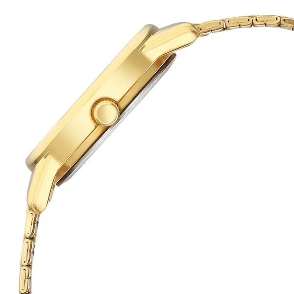 Titan Karishma Quartz Analog Silver Dial Golden Stainless Steel Strap Watch For Women nu2760ym01