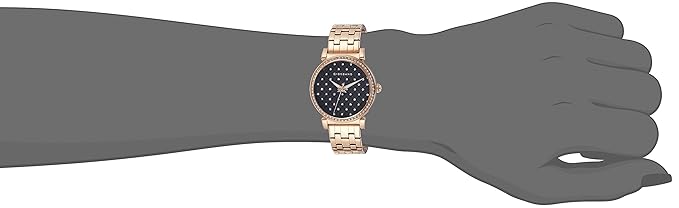Giordano Analog Black Dial Women's Watch-2778-11
