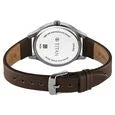 Titan Workwear Quartz Analog Rose Gold Dial Brown Colour Leather Strap Watch For Women nu2781sl01