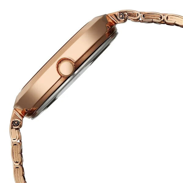 Titan Titan Karishma Quartz Analog Pink Dial Rose Gold Stainless Steel Strap Watch For Women nu2969wm01