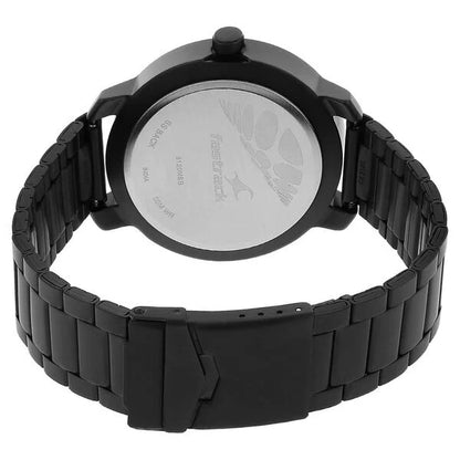 Fastrack Quartz Analog Brown Dial Stainless Steel Strap Watch for Guys NN3120NM02