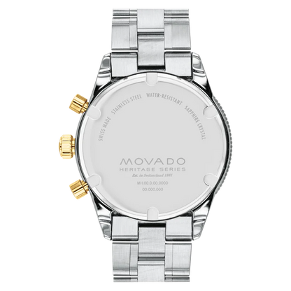 Movado Calendoplan S Swiss Qtz Chrono Green Round Dial Men's Watch - 3650167