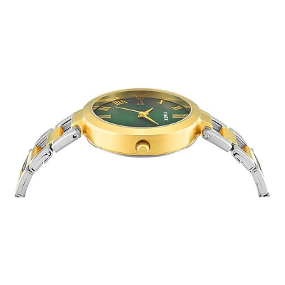 TIMEX Analog Watch for Woman with Round Dial & Water Resistant Women's TW000X274