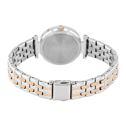 Citizen Stainless Steel Women's Quartz Ladies Analog Blue Dial Rose Gold Strap Watch -ER0218-53L