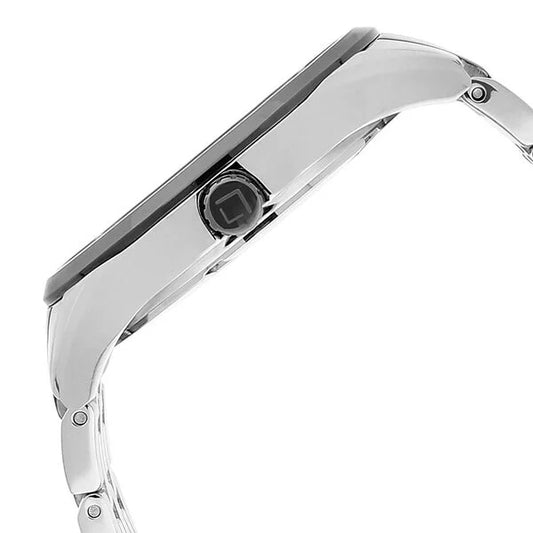 Xylys Quartz Analog with Date Grey Round Dial Two Toned Stainless Steel Strap Watch For Men nt40024km02e