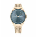 Tommy Hilfiger Womens 35 Mm Delphine Blue Dial Metal Analogue Watch - TH1782356W
