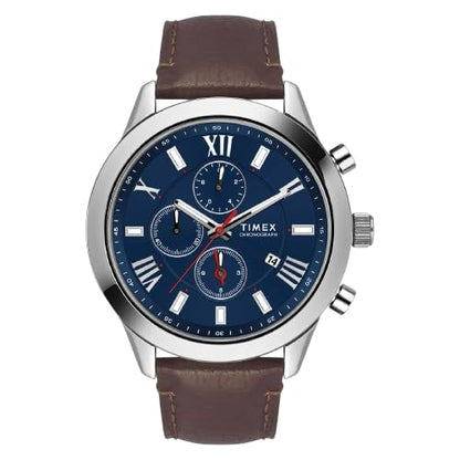 TIMEX Analog Watch for Men with Round Dial & Water Resistant Man's Wrist Watches - TWEG18511