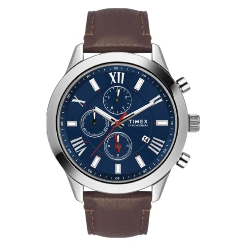 TIMEX Analog Watch for Men with Round Dial & Water Resistant Man's Wrist Watches - TWEG18511