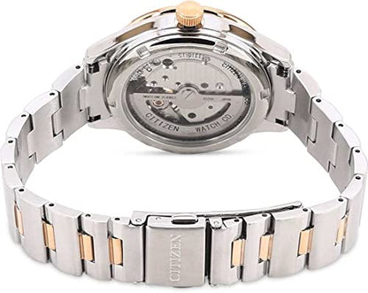 Citizen Mechanical Automatic Analog White Dial Women's Watch-PC1008-89A