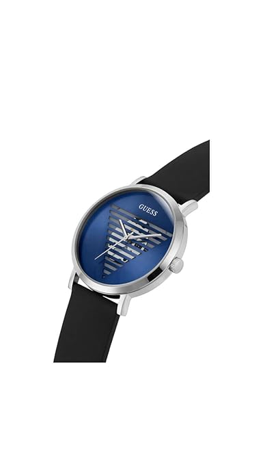 Guess Silicone Analog Blue Dial Men Watch-Gw0503G2