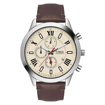 TIMEX Analog Watch for Men with Round Dial & Water Resistant Man's Wrist Watches - TWEG18510