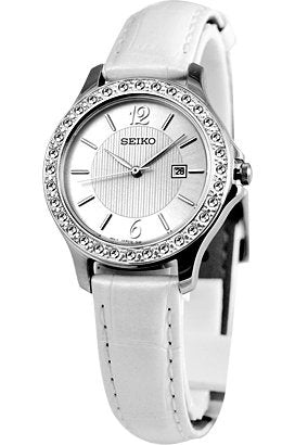 Seiko Analog White Dial Women's Watch-SXDF83P1