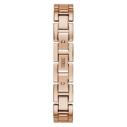 Guess Tri Luxe Collection Analog Rose Gold Dial Women's Watch-GW0474L3