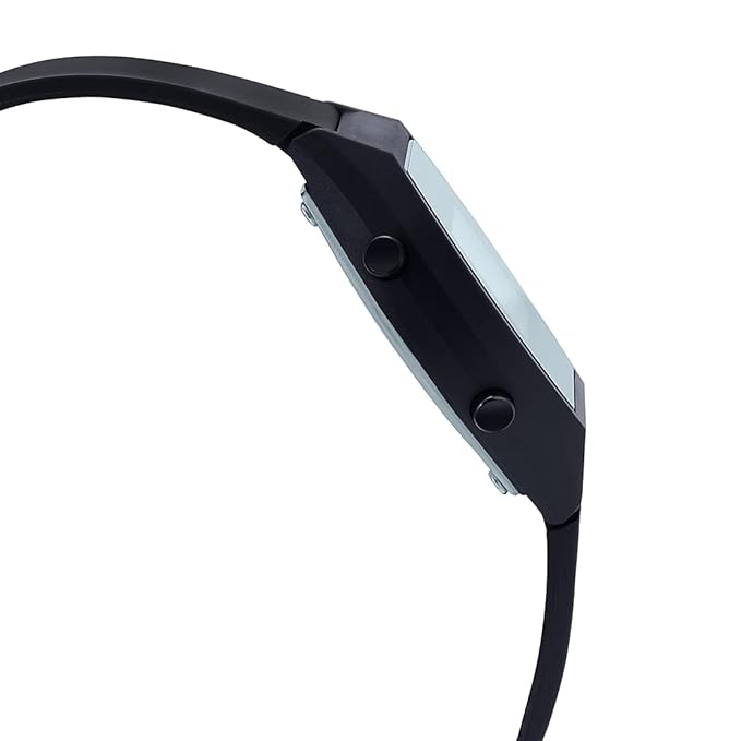 Casio Unisex-Adult Vintage LW-204-1BDF Black Digital Dial Black Resin Strap D215