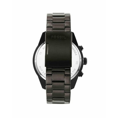 Fossil Mens 50 mm Brox Grey Dial Stainless Steel Analogue Watch - BQ2533I