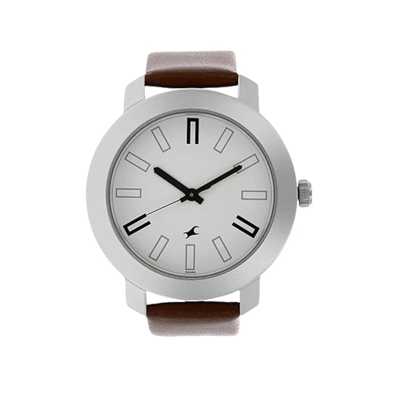 Fastrack Casual Analog White Dial Men's Watch NN3120SL01