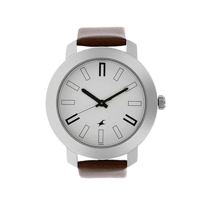 Fastrack Casual Analog White Dial Men's Watch NN3120SL01