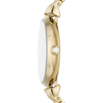 Emporio Armani Stainless Steel Analog Beige Dial Women's Watch-AR11608