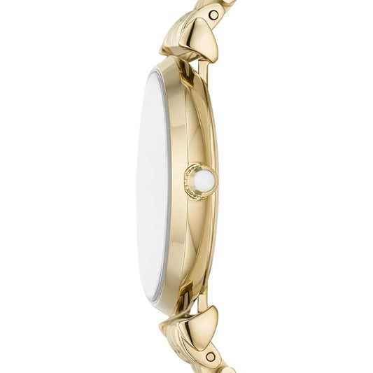 Emporio Armani Stainless Steel Analog Beige Dial Women's Watch-AR11608