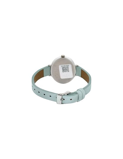 helix Leather Analog Blue Dial Women's Watch-Tw039Hl01, Band_Black TW039HL01