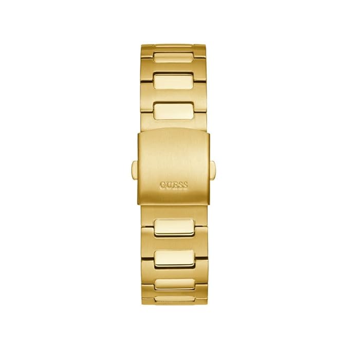 Guess Scope Collection Multi-Function Mens Analog Beige Dial Coloured Quartz Watch, Round Dial with 44 mm Case Width - GW0454G2