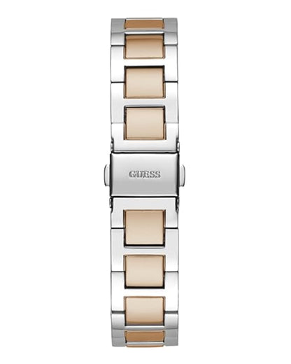 GUESS Analog Gold Dial Women's Watch-GW0404L3 Stainless Steel, Multicolor Strap