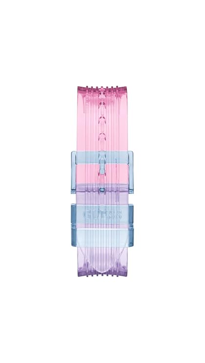 GUESS Athena Analog Watch for Women with Blue Round Dial & Multicolor Polyurethane Strap Band Water Resistant Women's Wrist Watches - GW0438L6