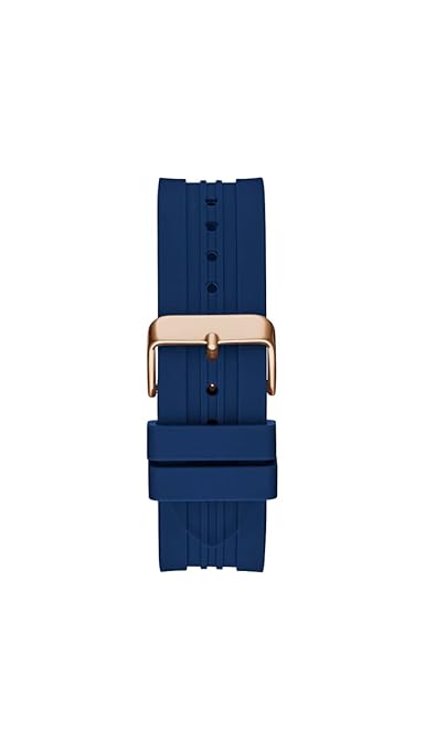 GUESS Men Blue Round Stainless Steel Dial Analog Watch- GW0639G3