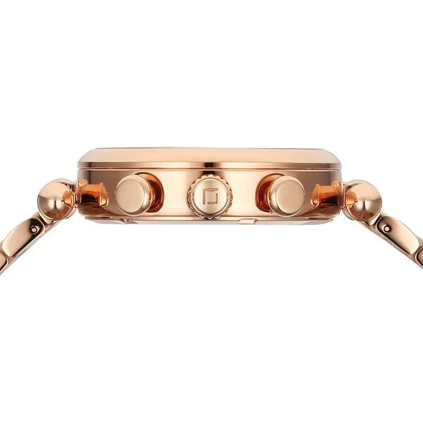 Xylys Quartz Chronograph Rose Gold Dial Rose Gold Stainless Steel Strap Watch For Women NU45025WM01E Women's Watch