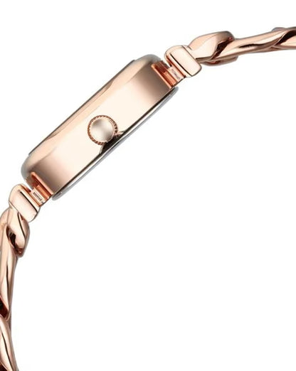Titan Raga Showstopper Quartz Analog Rose Gold Dial Metal Strap Watch For Women nu95302wm01