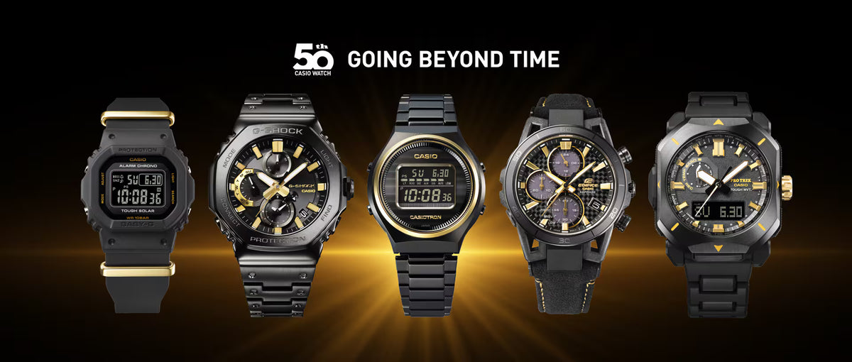 G-Shock Men Quartz Black Dial Chronograph Stainless Steel Watch G1632