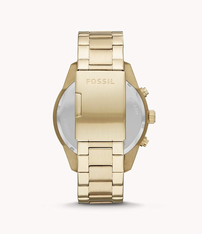 Fossil Everett Analog Gold Dial Men's Watch-FS5796I