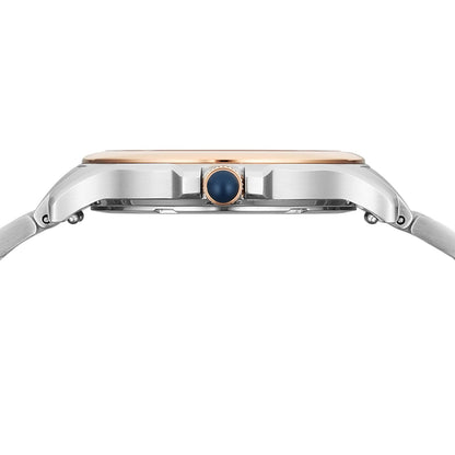 Xylys Genevieve with Analog Quartz Blue Dial Two Toned Stainless Steel Strap Watch for Women - 45026KM01E