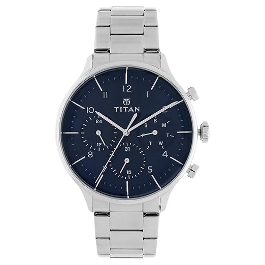 Titan Classique Analog Blue Dial Men's Watch NM90102SM01/NN90102SM01/NP90102SM01