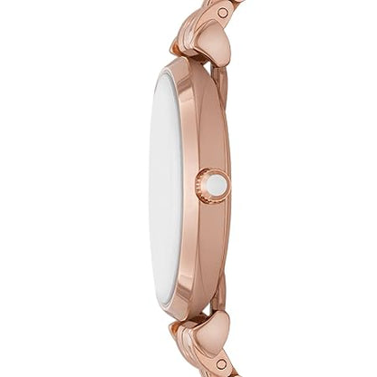 Emporio Armani Stainless Steel Gianni T-Bar Analog Silver Dial Women's Watch-AR11446