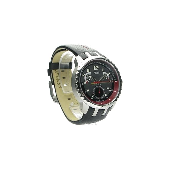 Swatch Chronograph Silver Dial Men's Watch - YRS411