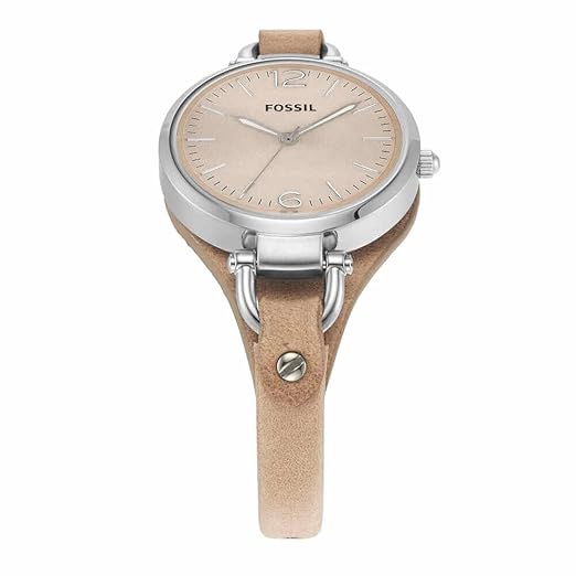 Fossil Georgia Analog Peach Dial Women's Watch - ES2830