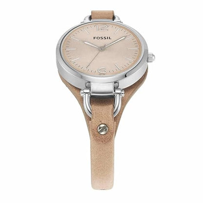Fossil Georgia Analog Peach Dial Women's Watch - ES2830